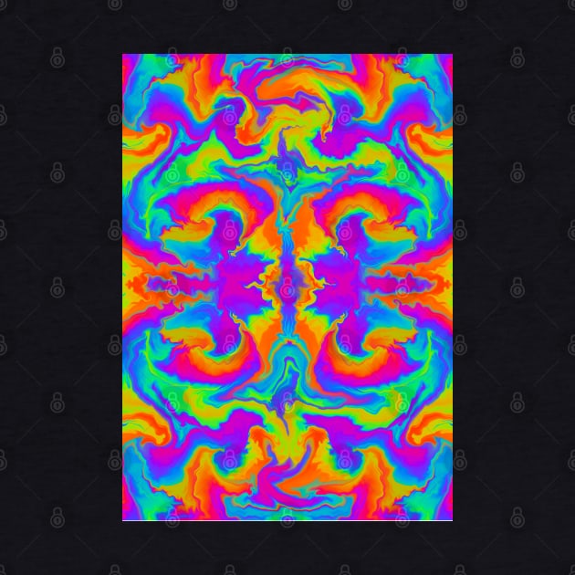 Tie-dye, digital fluid pour by MayGreenAbgrall